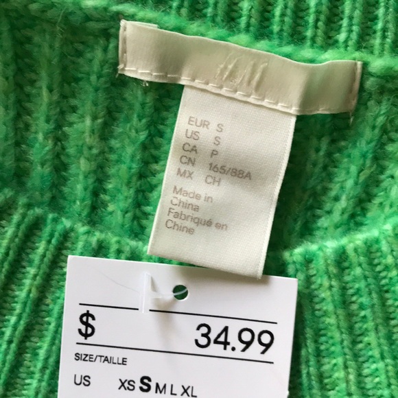 H&M Green Ribbed Sweater - Picture 7 of 12